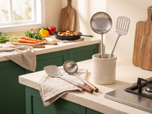 Stainless Steel Utensils in a home kitchen